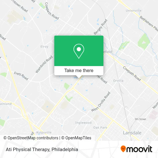 Ati Physical Therapy map