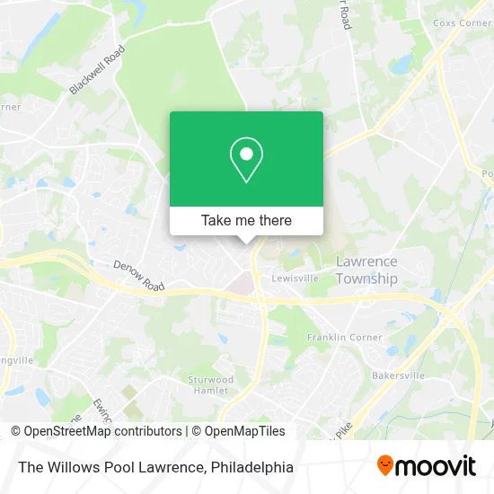 The Willows Pool Lawrence map