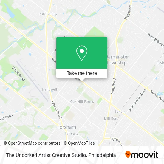 The Uncorked Artist Creative Studio map