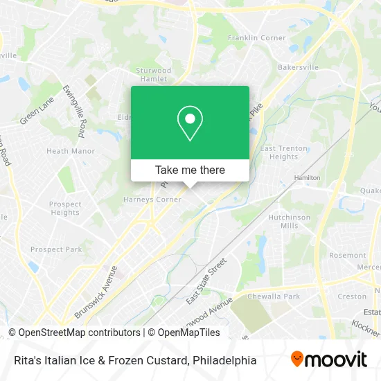 Rita's Italian Ice & Frozen Custard map