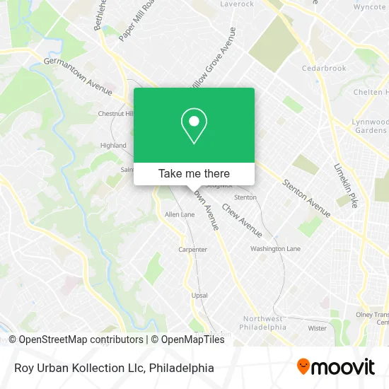 Roy Urban Kollection Llc map