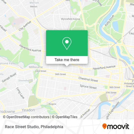 Race Street Studio map