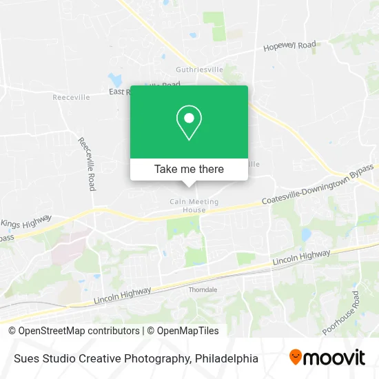 Sues Studio Creative Photography map