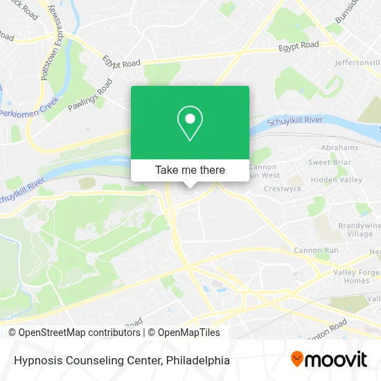 Hypnosis Counseling Center map