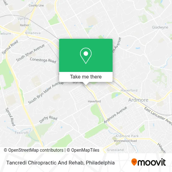 Tancredi Chiropractic And Rehab map