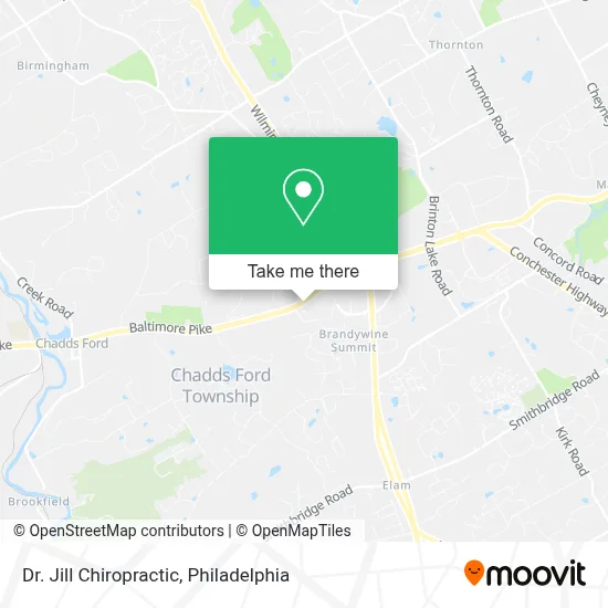 Dr. Jill Chiropractic map