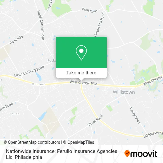 Nationwide Insurance: Ferullo Insurance Agencies Llc map