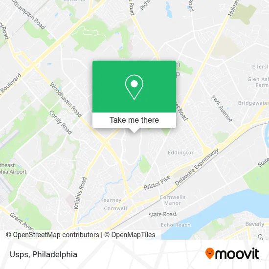 Usps map