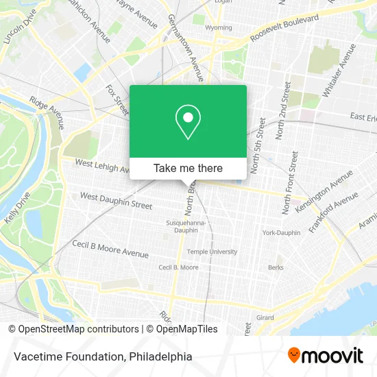 Vacetime Foundation map