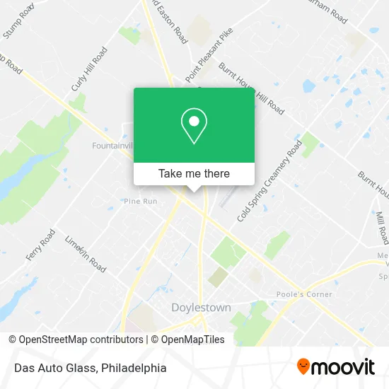 Das Auto Glass map