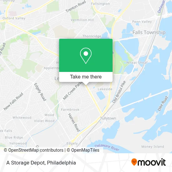 A Storage Depot map