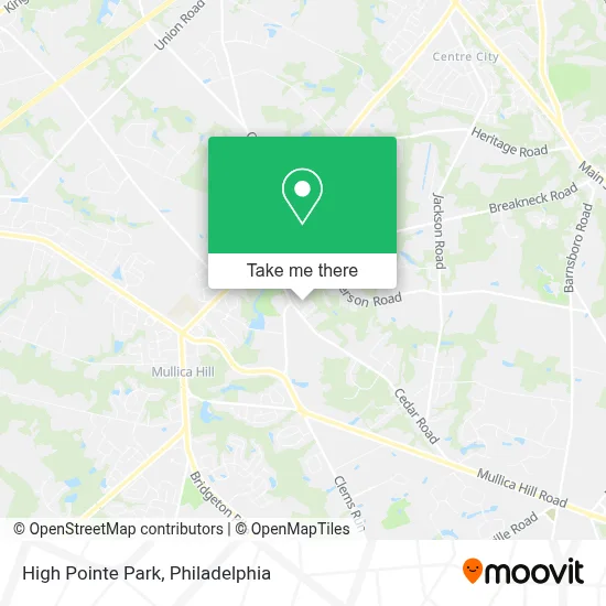 High Pointe Park map
