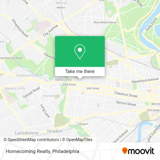 Homecoming Realty map