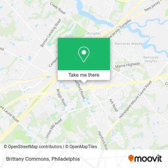 Brittany Commons map