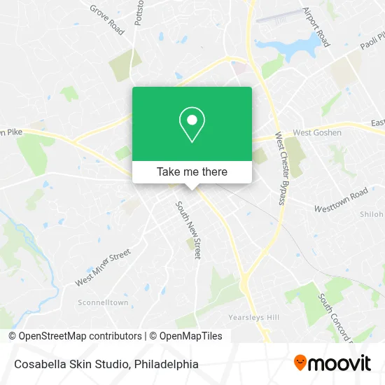 Cosabella Skin Studio map