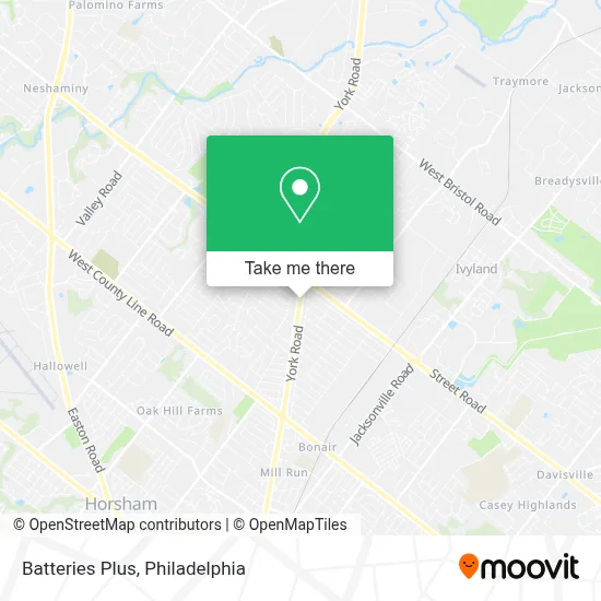 Batteries Plus map