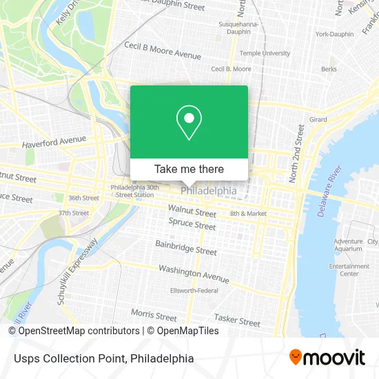 Usps Collection Point map