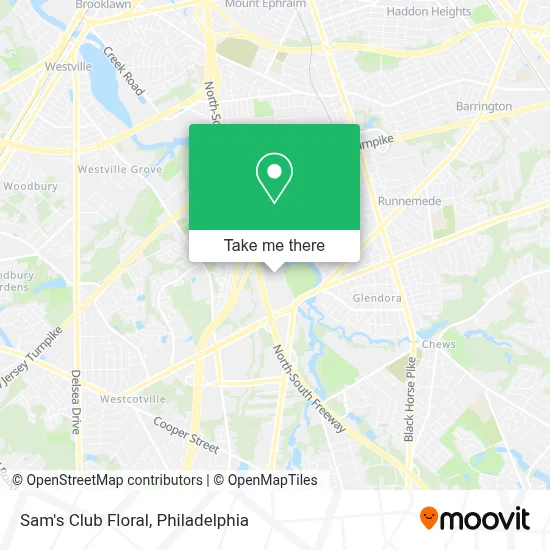 Sam's Club Floral map