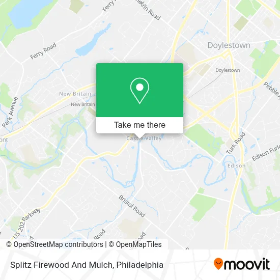 Splitz Firewood And Mulch map