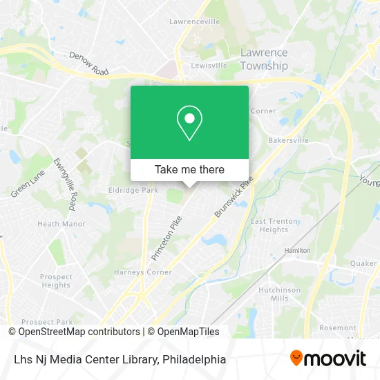 Lhs Nj Media Center Library map