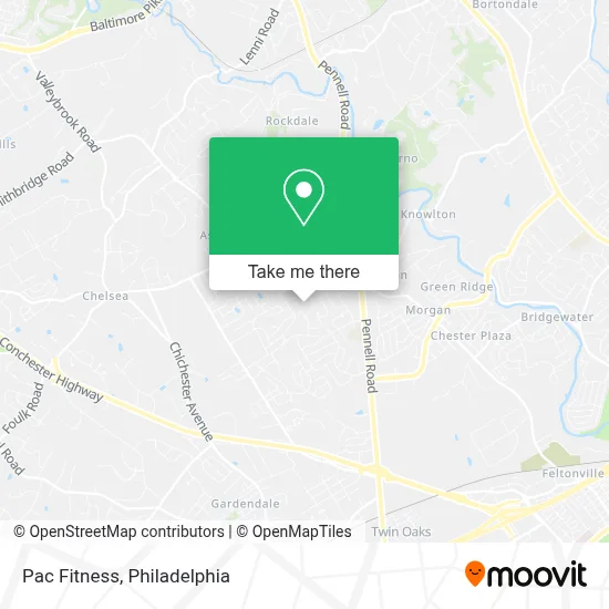 Pac Fitness map