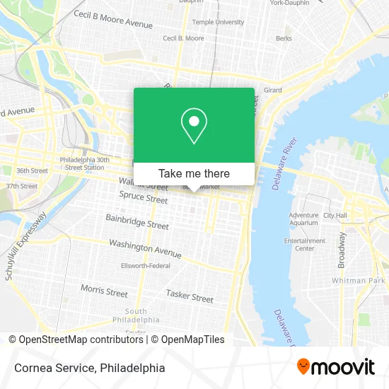 Cornea Service map
