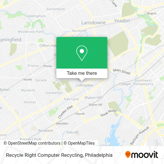 Recycle Right Computer Recycling map