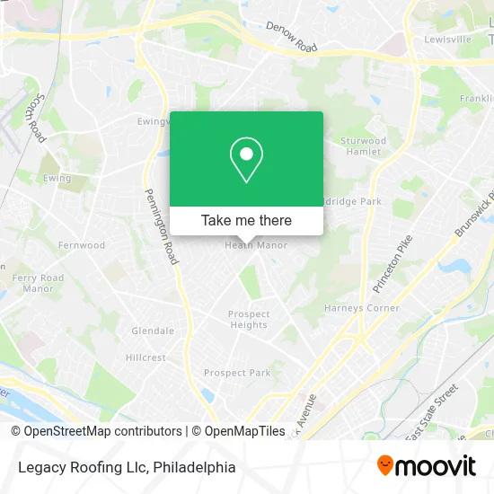 Legacy Roofing Llc map
