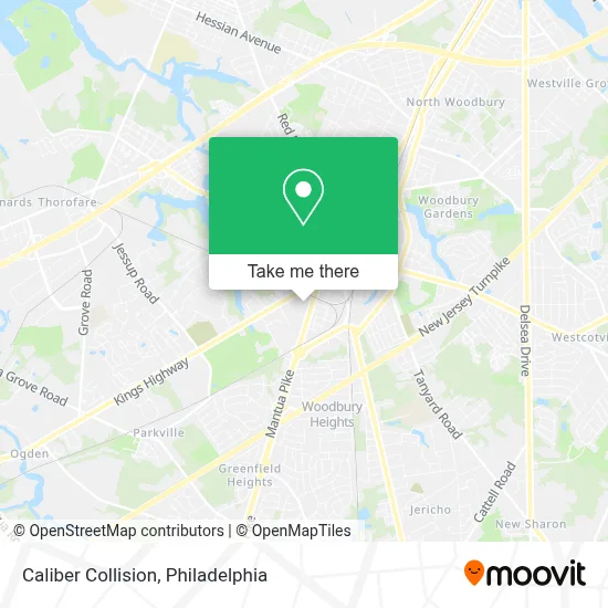 Caliber Collision map