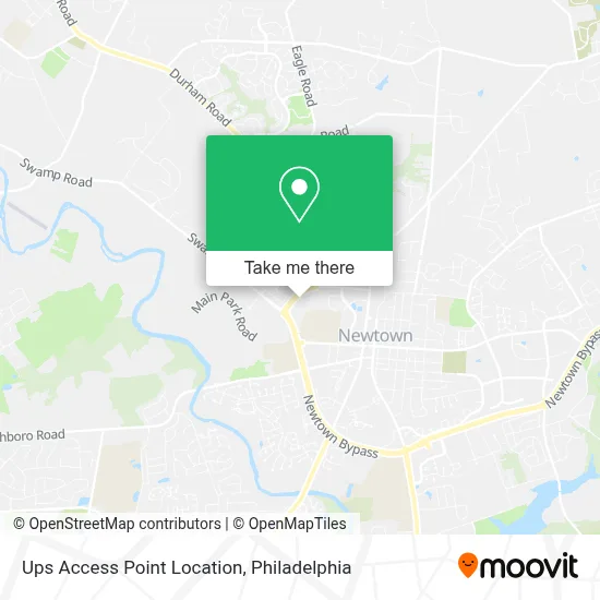 Ups Access Point Location map