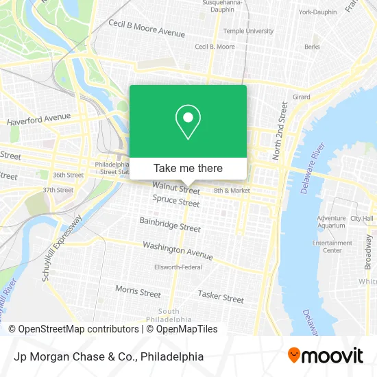 Jp Morgan Chase & Co. map