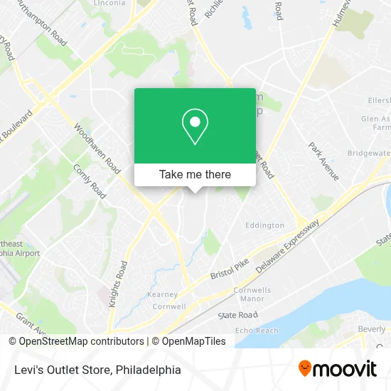 Levi's Outlet Store map