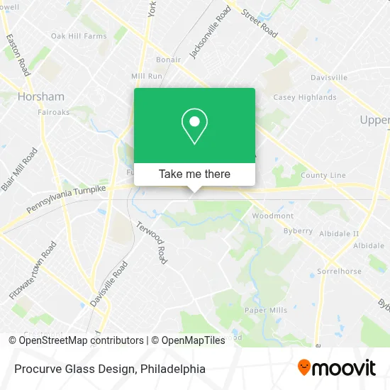 Procurve Glass Design map