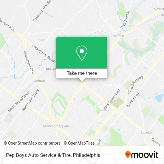 Pep Boys Auto Service & Tire map
