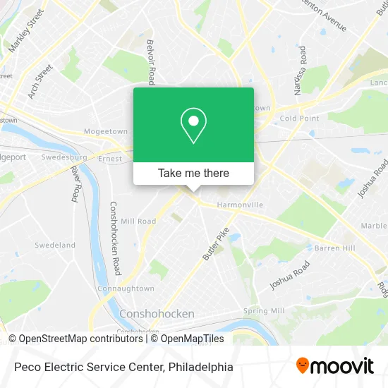 Peco Electric Service Center map