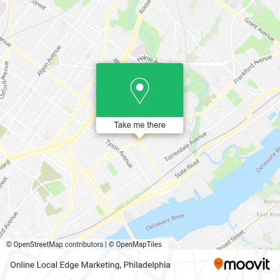 Online Local Edge Marketing map