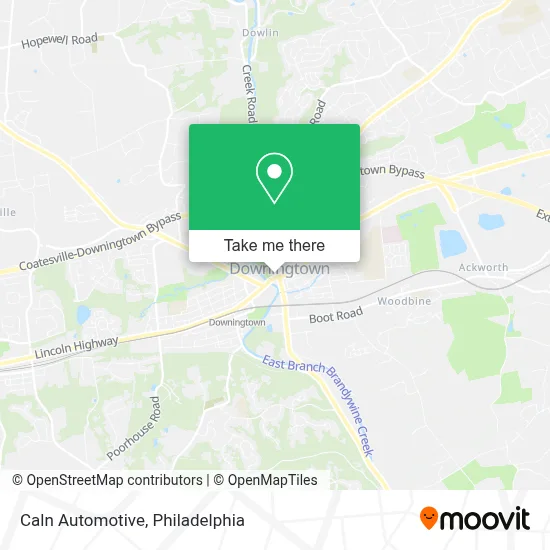 Caln Automotive map