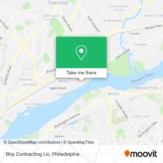 Bhp Contracting Llc map