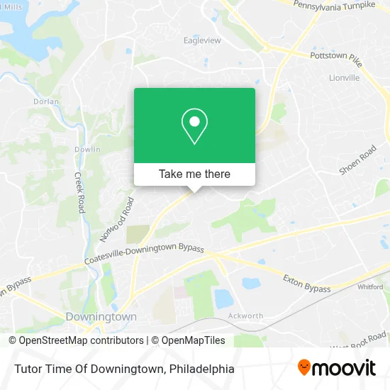 Tutor Time Of Downingtown map