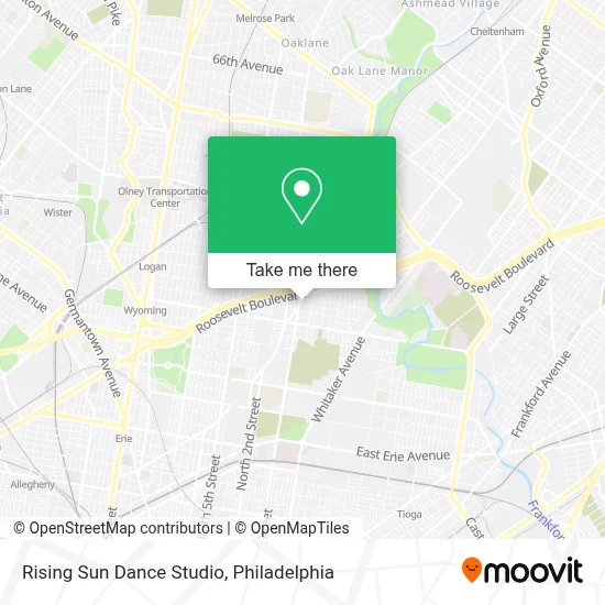 Rising Sun Dance Studio map