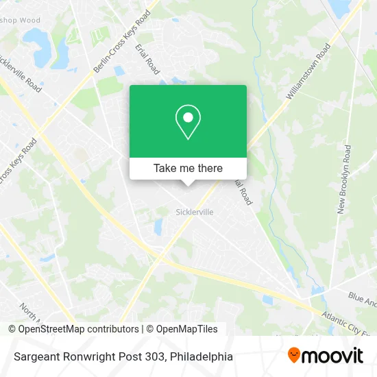 Sargeant Ronwright Post 303 map