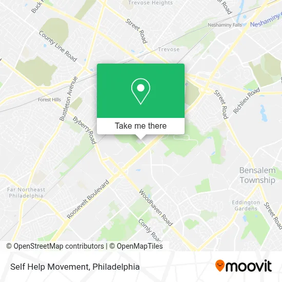Self Help Movement map