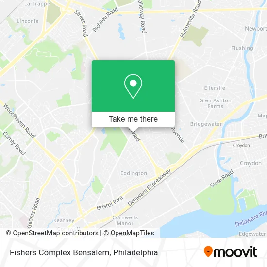 Fishers Complex Bensalem map