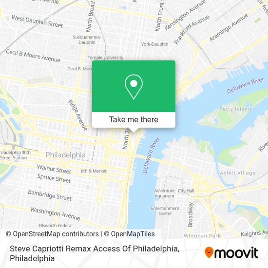 Steve Capriotti Remax Access Of Philadelphia map