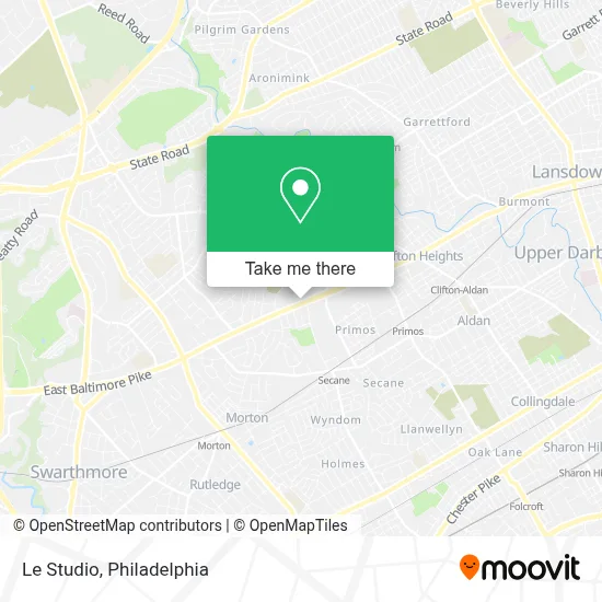 Le Studio map