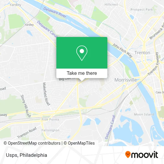 Usps map