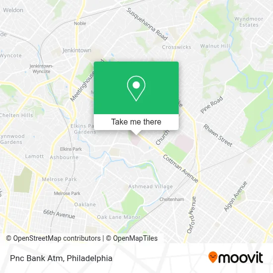 Pnc Bank Atm map