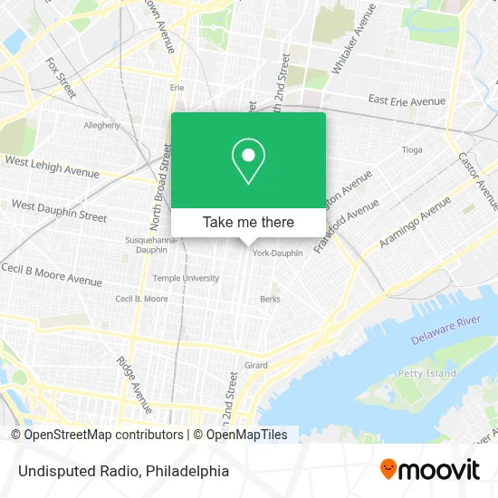 Undisputed Radio map