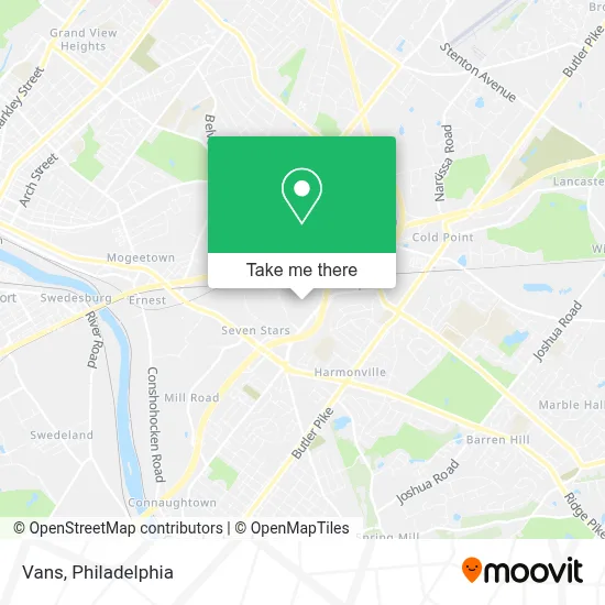 Vans map