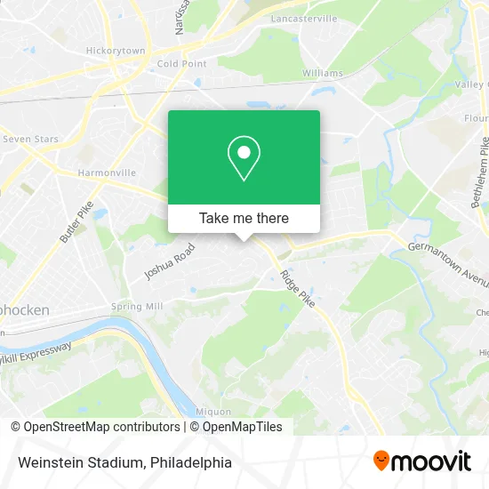 Weinstein Stadium map